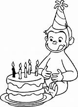 Birthday Happy Coloring Pages Drawing Disney Getdrawings sketch template