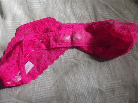 sexy pink lacy thong cum stained £15 00 interest pinterest pink