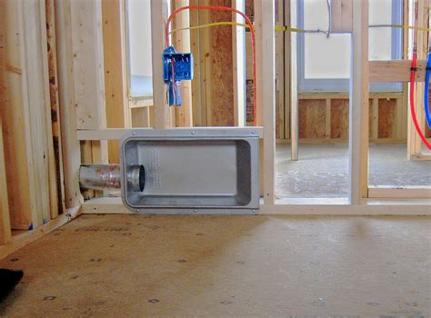 recessed dryer vent box installation learn   install  dryer vent properly