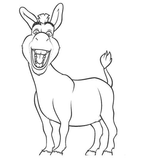 donkey coloring page karlinhacolucci
