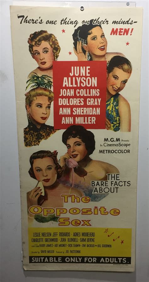 Original Daybill Movie Poster Opposite Sex Allyson