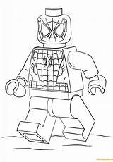 Lego Super Heroes Pages Spiderman Coloring Color Print sketch template