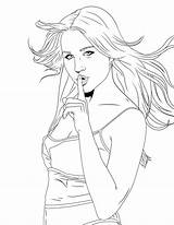 Realistic Coloring Pages Girl Girls Printable Color Getcolorings Print sketch template