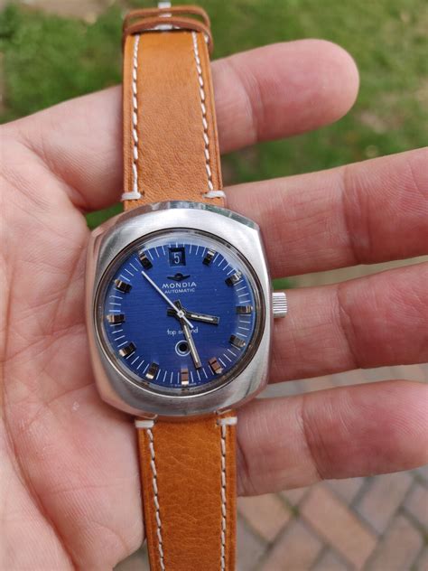 1970 S Mondia Top Second Automatic Vintage Watch