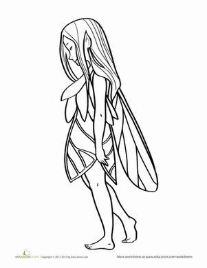 nature fairy coloring page fairy coloring fairy coloring pages