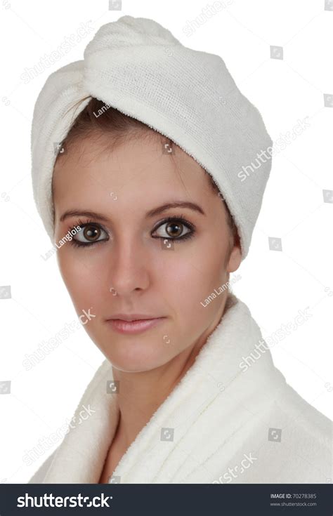 closeup  young woman wearing hair stock photo  shutterstock