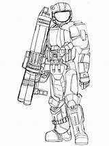 Pages Halo Coloring Reach Getcolorings sketch template