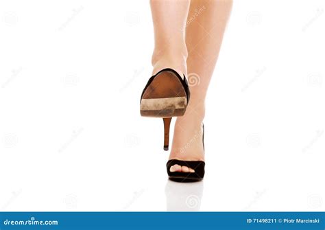 woman  leg  high heels   trample  stock image image  heels full