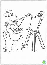 Coloring Barney Pages Color Cartoon Character Printable Dinokids Characters Kids Sheets Print Close Sheet Friends Purple Book sketch template
