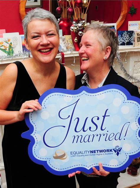 two couples tie the knot in scotland s first same sex