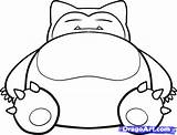 Snorlax Pokemon Coloring Pages Printable Color Getcolorings Print sketch template