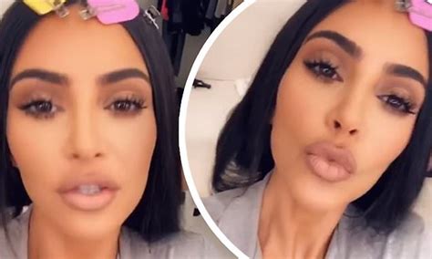 kim kardashian shows off her flawless makeup on social media as star
