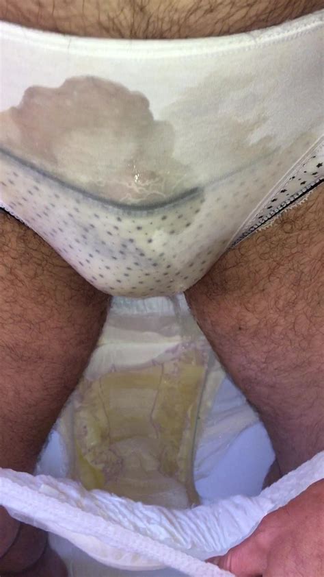 pissing thru my wet panties into a diaper free gay porn 11