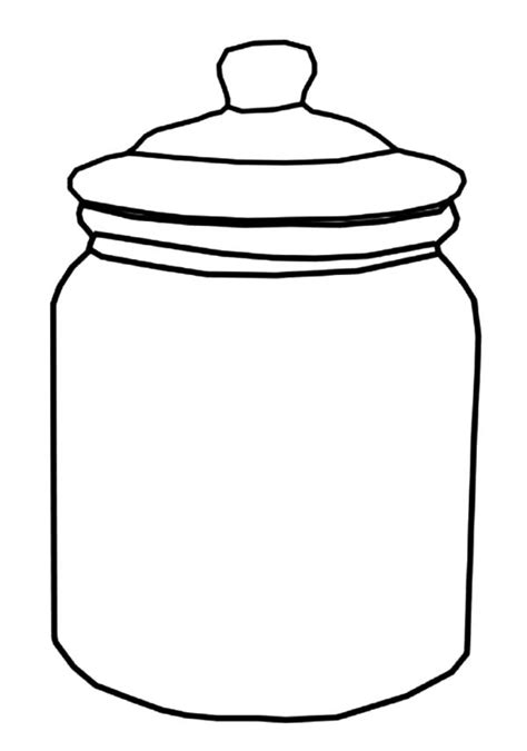 jelly bean jar coloring page page  clipart  clipart
