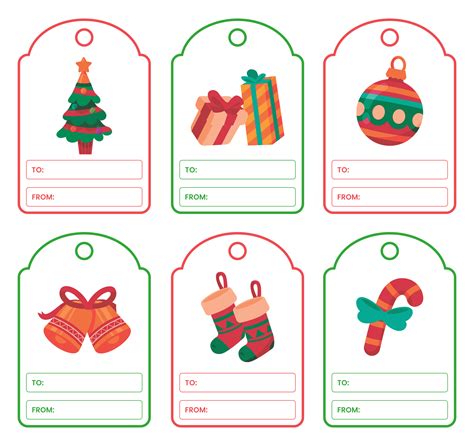 printable holiday tags