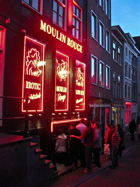 Erotic Club In Amsterdam Red Light District Photo