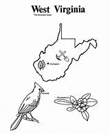 Virginia West State Coloring Pages Wv Map Outline Printables Print States Usa Shape Printable Go Sheets Next Back Template sketch template
