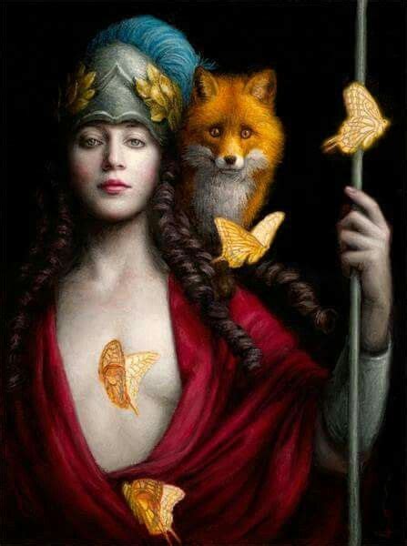 Goddess Art Fox Art Artist