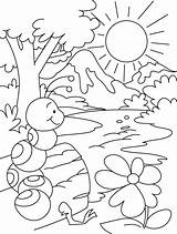 Ant Coloring Pages Kids Hill Everywhere Water Anthill Shelter Getdrawings Printable Color Template Getcolorings sketch template
