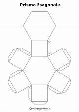 Costruire Geometriche Solide Prisma Solidi Esagonale Stampare Sviluppo Ritagliare Pianetabambini Solida Geometria Scatola Cartoncino Modelli Cartone Matematica Incollare sketch template
