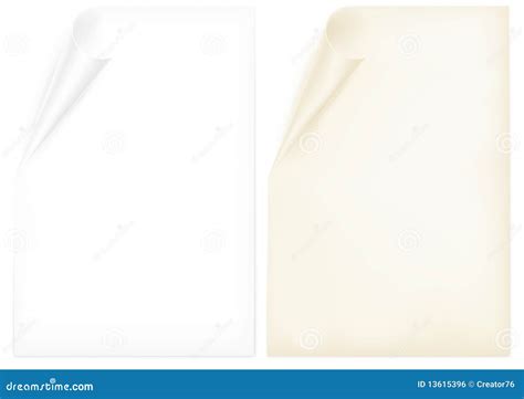 paper pages stock vector illustration  sheet yellow