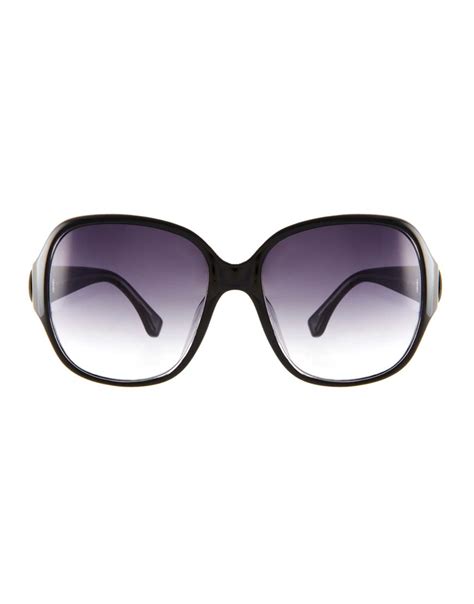 michael kors salina sunglasses in black lyst