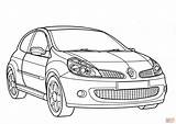 Renault Sport Coloring Clio Pages Printable Supercoloring Car Rs Aston Martin Color sketch template