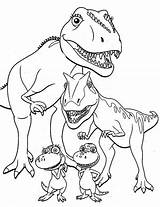 Dinozaury Kolorowanki Druku sketch template