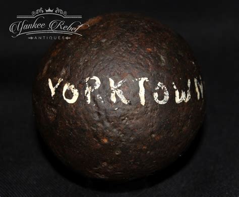 revolutionary war cannonball recovered  years   yorktown va
