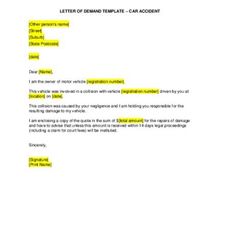 letter  demand car accidents arc unsw student life