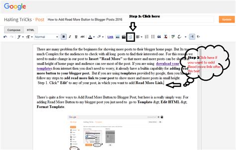 Haxing Tricks How To Add Read More Button To Blogger