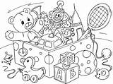 Toys Coloring Pages Print sketch template