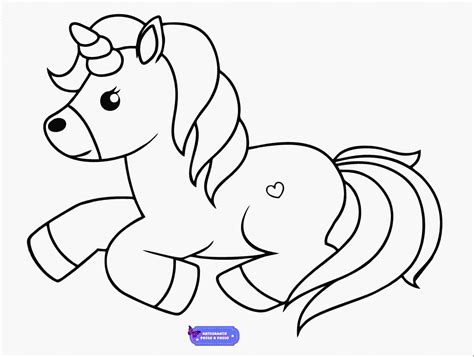 unicornio  colorir  imprimir muito facil aprender  desenhar