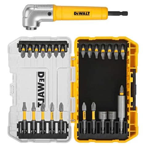 dewalt maxfit   steel screwdriving bit set   angle