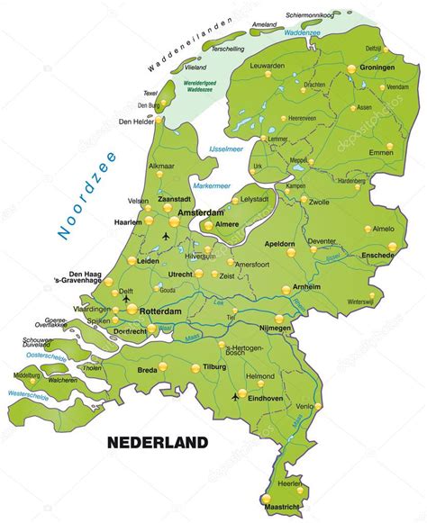 map  netherlands