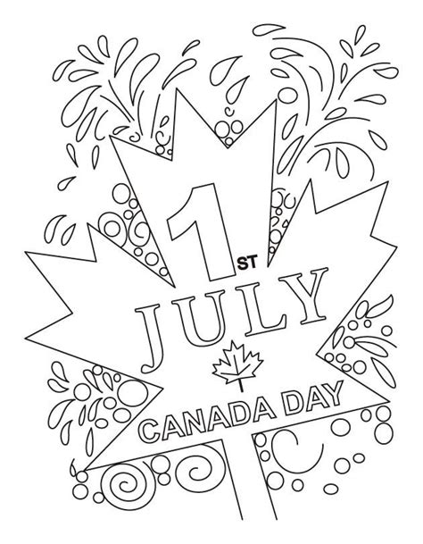 canada day coloring pages coloring home