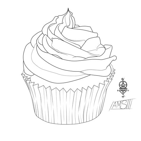 printable cupcake coloring pages coloring home