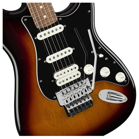 fender player stratocaster fr hss pf  color sunburst gearmusic