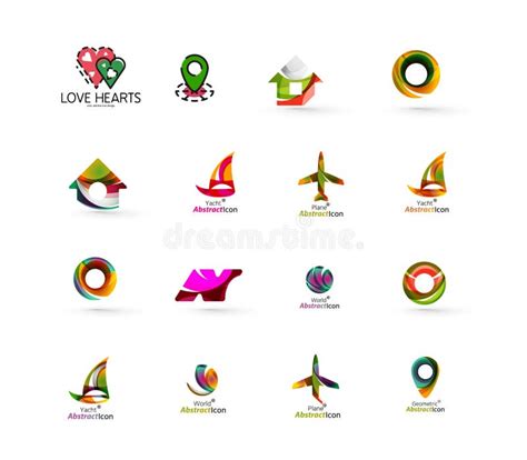 travel icons set doodles hand drawn stock vector illustration