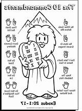 Commandments Commandment Thou Shalt Moses Library Emojis Maze Insertion sketch template