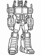 Optimus sketch template