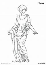 Venere Malvorlage Statua Aphrodite Educolor Schulbilder Ausmalbild Pintar Haz Große sketch template