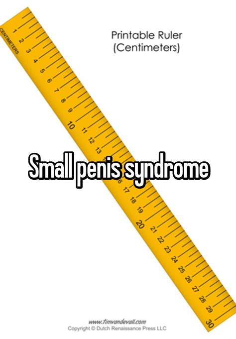 Small Penis Syndrome