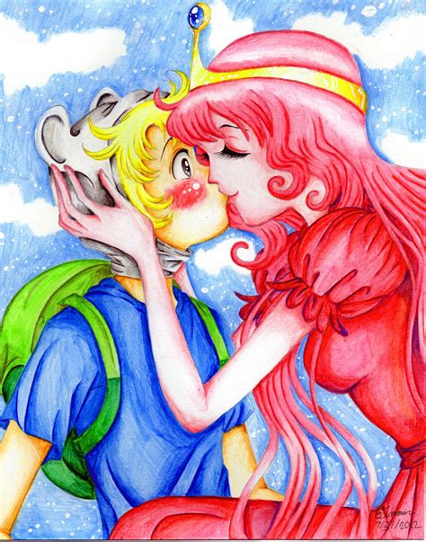 Finn X Bubblegum Kiss By Artsyvana On Deviantart