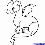 Dragon Cute Coloring Step Draw Kids Dragons Popular sketch template