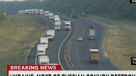 ukraine   russian convoy destroyed cnn