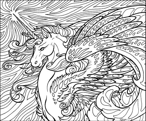 beautiful unicorn coloring pages top  magical unicorn coloring