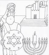 Hanukkah Chanukah Judah Maccabee sketch template