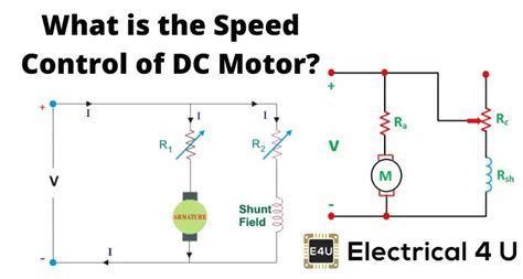 speed control  dc motor shunt series electricalu