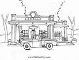 Truck Petrol sketch template